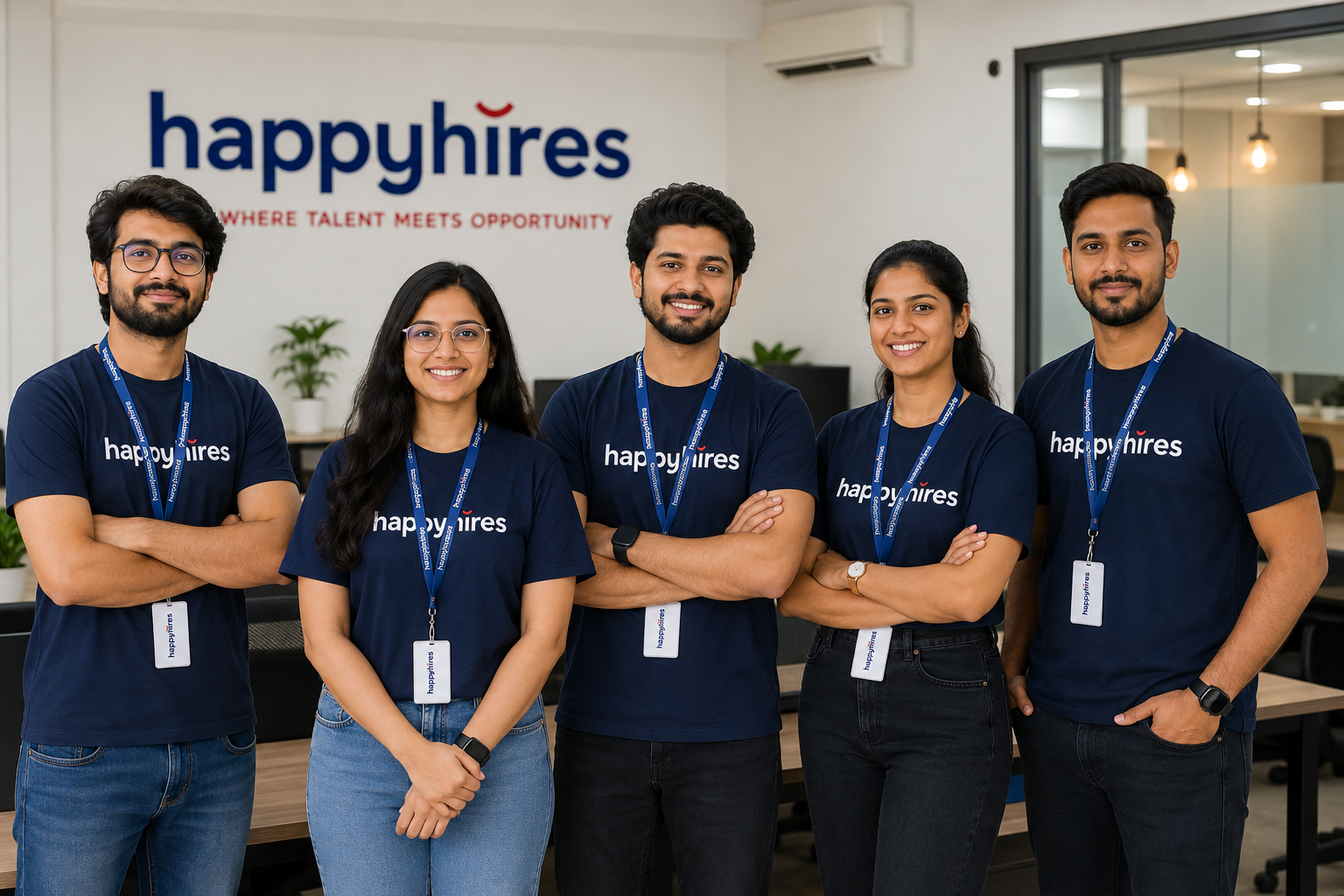 The Happy Hires team at our office — Where Talent Meets Opportunity